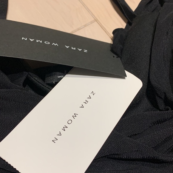 Zara one shoulder asymmetrical LBD - Picture 5 of 11